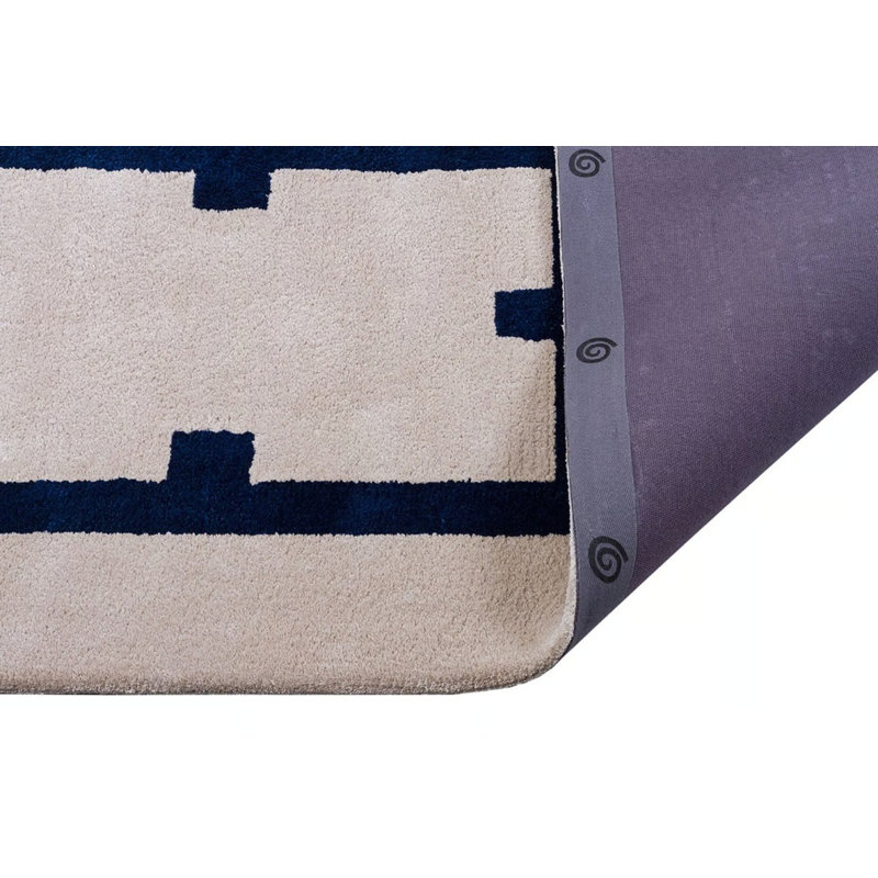 Viscose Geometric Indoor Rug, Rectangle 2 pi 11 po x 4 pi 11 po