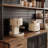 Office Cabinet With Rustic Style And Metal Frame