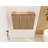 10.07 In. Wide Bathroom Side Cabinet, Feature Spacious Soft Close Doors, Imitative Oak Color