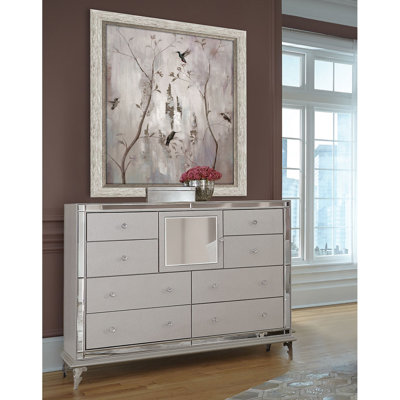 8 Drawer 56.25" W Combo Dresser by Michael Amini
