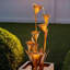 Fontaine en forme de fleur à plusieurs niveaux Lark Manor ™, bronze, 46 po de hauteur