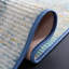 Tapis Sequoia 100 bleu ivoire / or-277898602