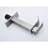 Single Handle Bathroom Sink Faucet - Waterfall Spout, Stainless Steel Made, Pop-Up Drain, Brushed Nickel Plating Spout Model, Steel, Handle, Finish-121628326