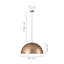 Lodi Mccarroll 1 - Light Silver Dome Pendant-912403344