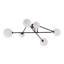 6 - Light Sputnik Glass Globe Linear Semi Flush Mount -24253037
