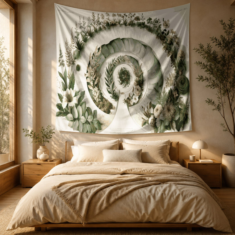 Tapisserie murale Botanical Victorian, 51 po x 60 po