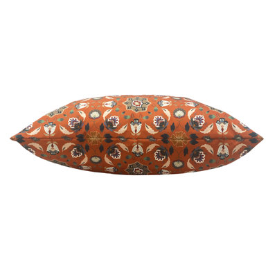Indoor / Outdoor Floral Square Floor Cushion