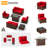 Treyshun 7 Piece Wicker Outdoor Modular Sectional Seating Group with Optional Fire Pit Table-728881870-676687709