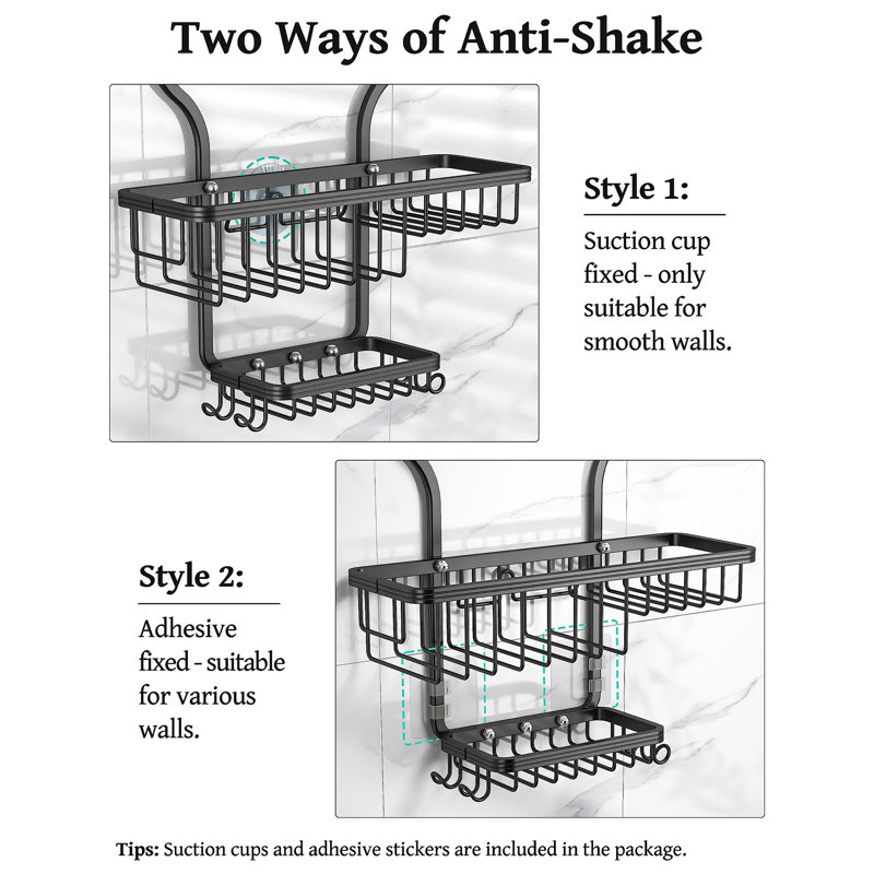 Shower Caddy, Black