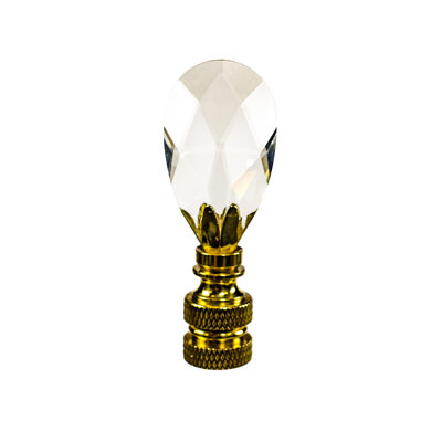 Faîteau à lampe légère en cristal stephanov