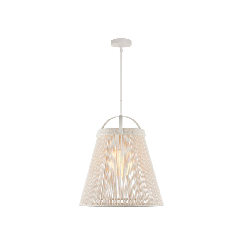 Parnell 1 - Light Pendant, Gesso White