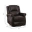 Fauteuil inclinable manuel oscillant et pivotant