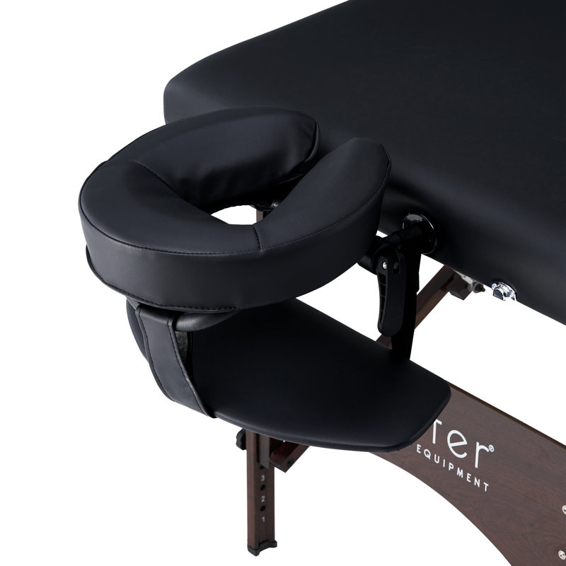 Table de massage portative Winston Porter 28 po Argo, Noir