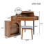 Ensemble de coiffeuse avec fauteuil rembourré Cohasset