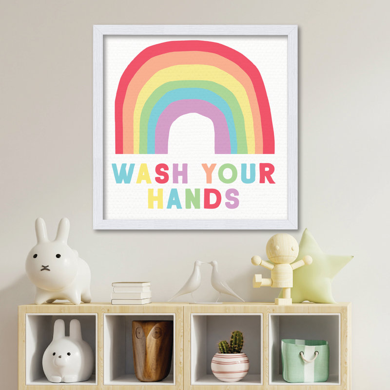 Planche à laver Wash Your Hands Rainbow 16 x 16