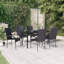 Ensemble de salle à manger rectangulaire pour 4 personnes 55,12 po Corderro-544870290-544870297-603165996