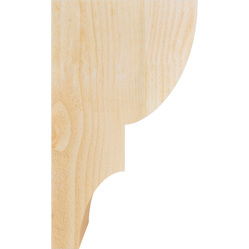 Corbeau Ridgewood, H 20 po x l 6 po x P 12 po, Sapin de Douglas, Sciage brut