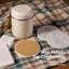 Ensemble de 8 sous-verres en marbre blanc avec support 8 pièces