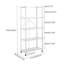 71.5cm W Metal Shelving Unit with Wheels