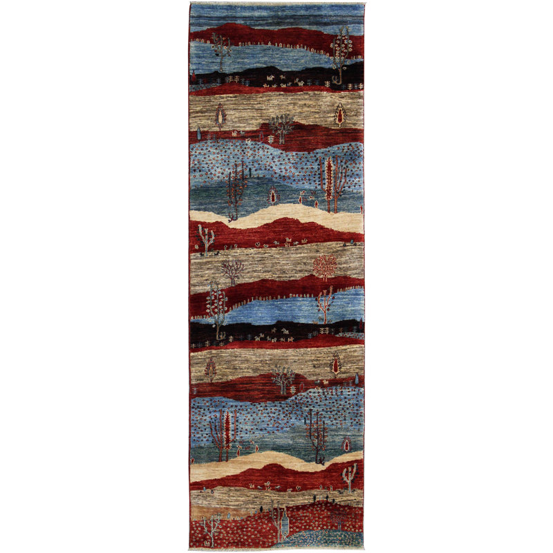 One-of-a-Kind 2'6" X 7'10" Flatweave Area Rug