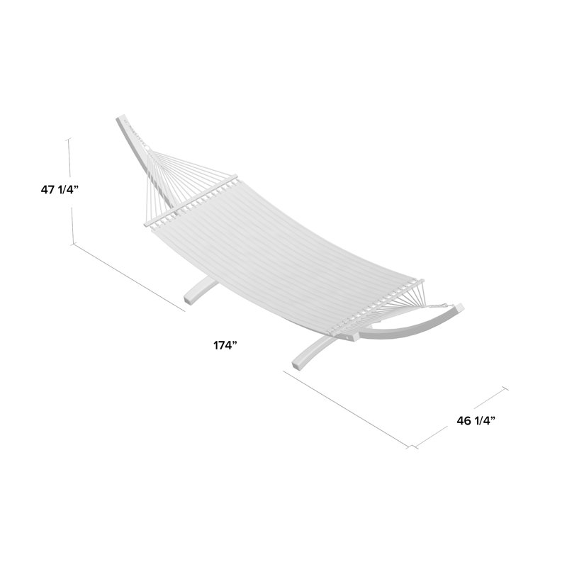 Searcy Wood Standard Hammock Stand, Indigo Blue