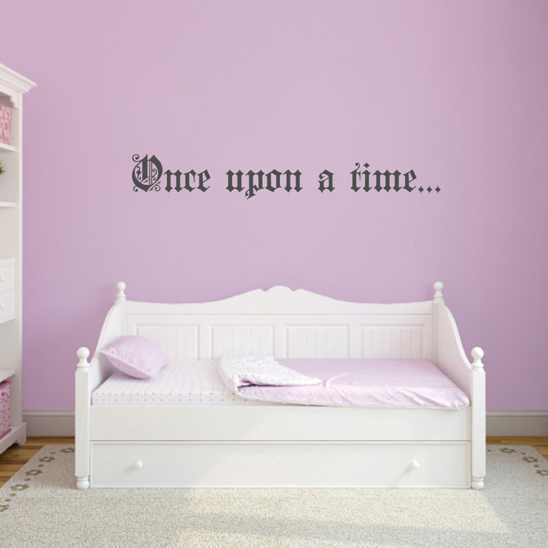 Décalcomanie murale une fois sur un temps, Gris foncé