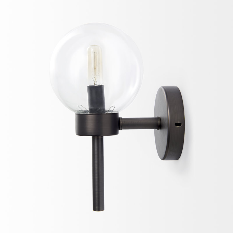 Vickie Armed Sconce, Black