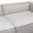 Vice 4PC Modular Sectional In Barley Fabric With Ottoman