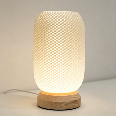 Wood Table Lamp