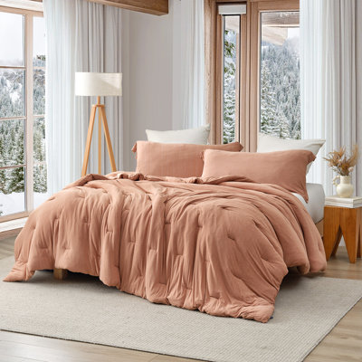 Shhhh! I'm Undercover! - Coma Inducer® Alaskan King Comforter Set - Adobe Sandstone