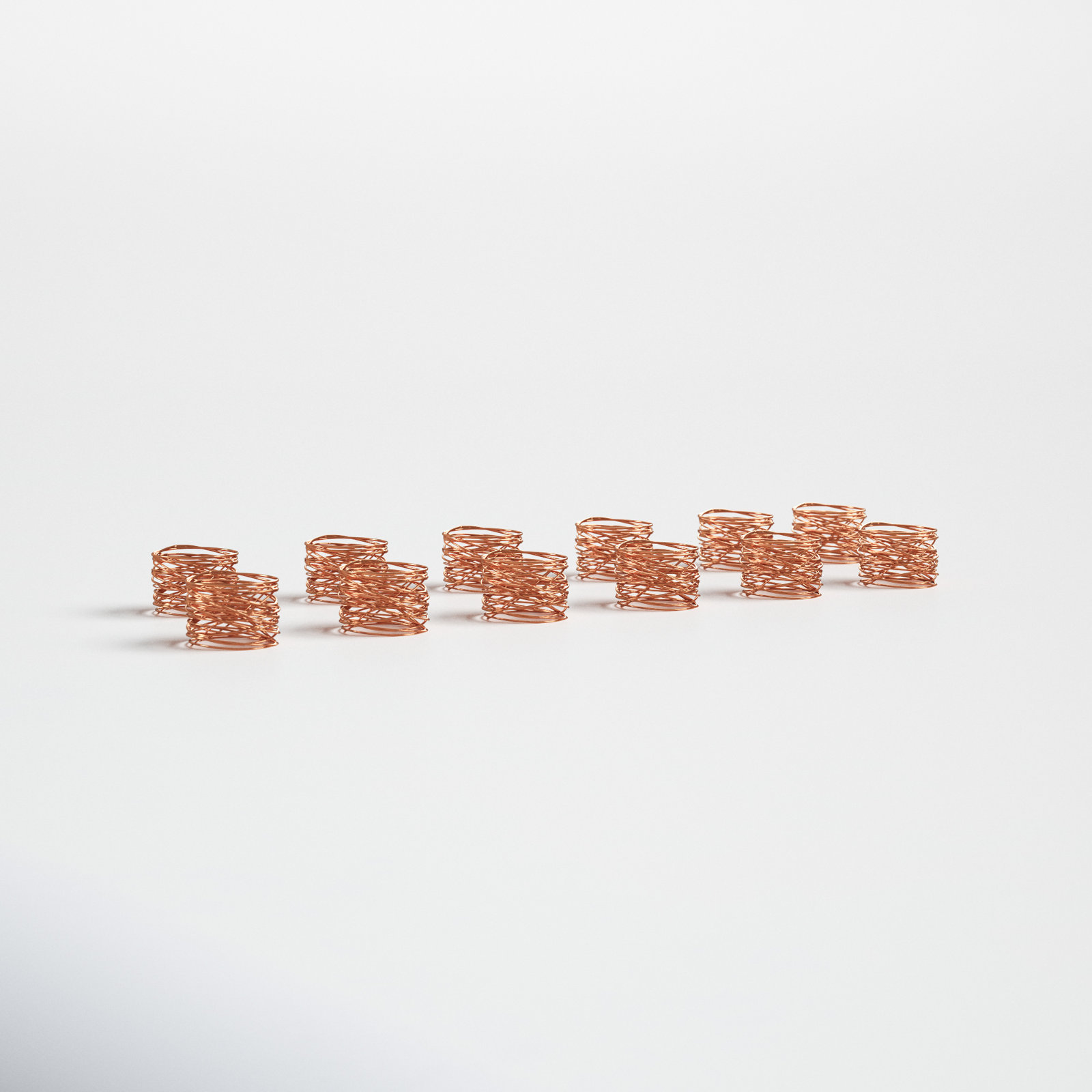 Stainless Steel Napkin Ring, Copper