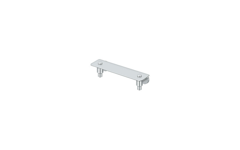 Deltana BBS2018-15 12" Length Sobe Series Contemporary Bathroom Shelf Satin Nickel, Chrome