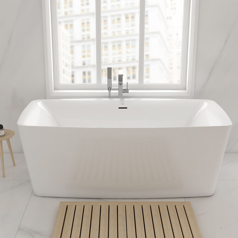Equility® 67 In. X 33 In. Freestanding Bathtub