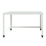 Yeomans Ready-to-Assemble 48-inch Wide Mobile Metal Desk for Home Office