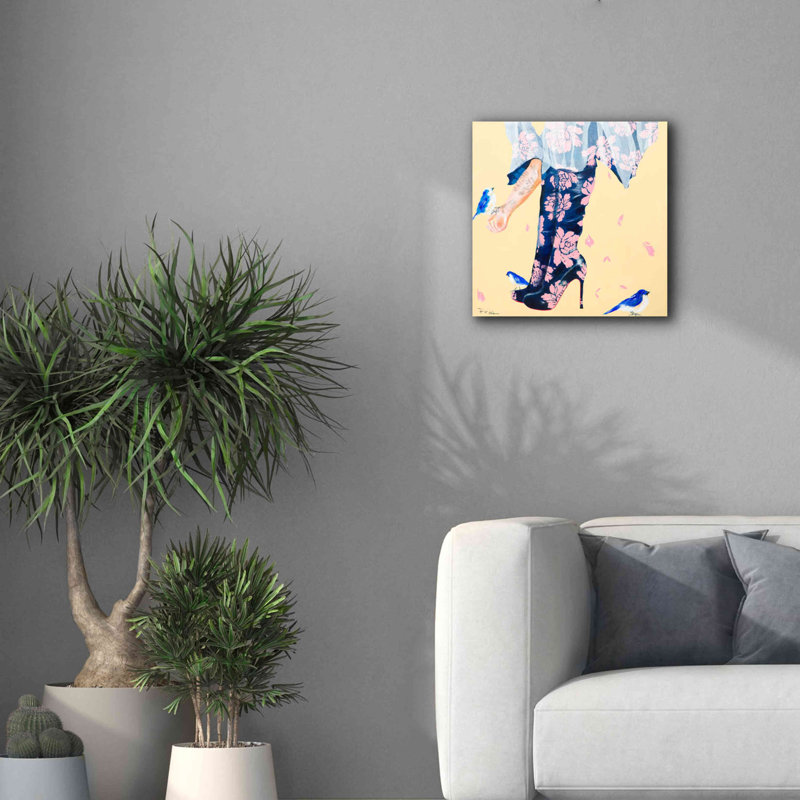 «Her Best Friends» par Pamela K. Beer, impression sur toile, H 18 po x l 18 po x P 0,75 po