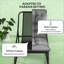 Ensemble de chaises berçantes d'extérieur modernes avec confort ergonomique