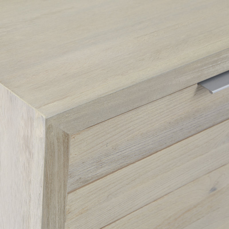 Buffet en bois manufacturé massif 2 tiroirs 71 po Basile