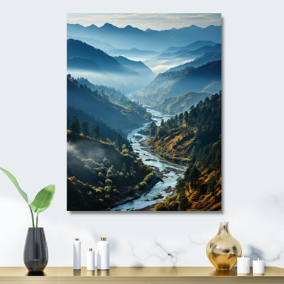 Eastern Appalachian Mountains I - décoration murale en métal USA