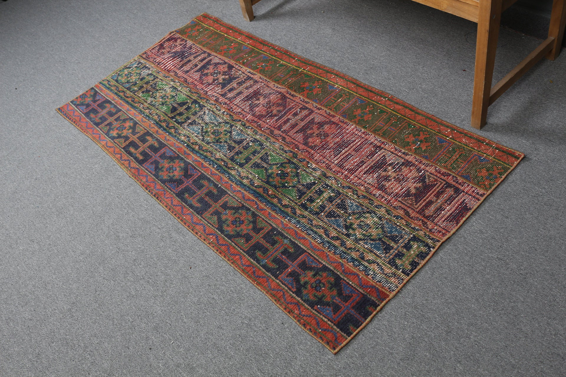 Wildon Home® Experience The Charm Handmade Turkish Patchwork Rug That ...