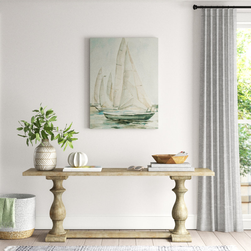 «Soft Sail II», reproduction d'art sur toile, H 48 po x l 36 po x P 1 po, Toile tendue