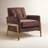 Enni Macon Wood Frame Tufted Back Accent Chair-416732892