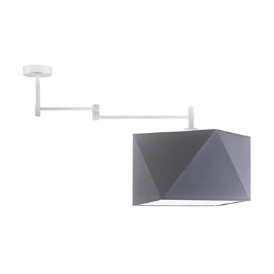 Demarie Fabric Semi Flush Mount