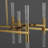 Bale 26 - Light Iron Dimmable LED Modern Linear Chandelier-915305107
