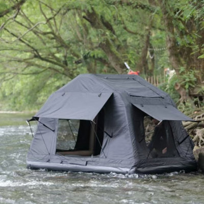 Tente de toit de voiture gonflable et pliable pour 2 à 3 personnes pour le camping Glamping Outdoor