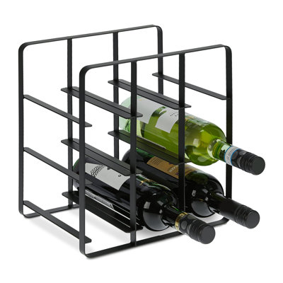 Wine Bottle Rack Black