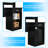 FCH Black 43.31in Particle Board with Embossed Melamine, One Drawer and Two Shelves, with Keyboard Tray, Computer Desk -814811465