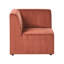 4 Seater Corduroy Corner Sectional-763557749