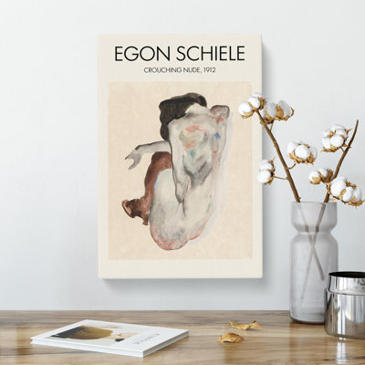 Portrait of a Woman Vol.8 by Egon Schiele - Wrapped Canvas