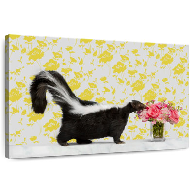 Skunk And Roses