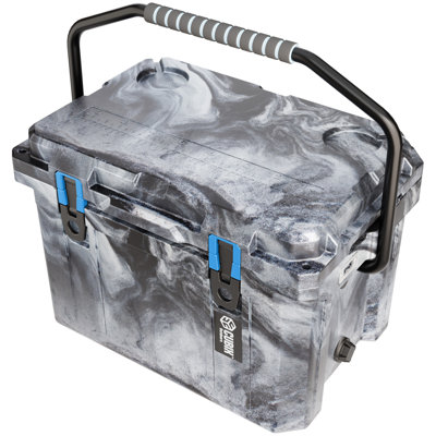 Cubix Outdoors QuadraX 20 Quart Rotomolded Portable Hard Cooler for Camping, Fishing, Beach